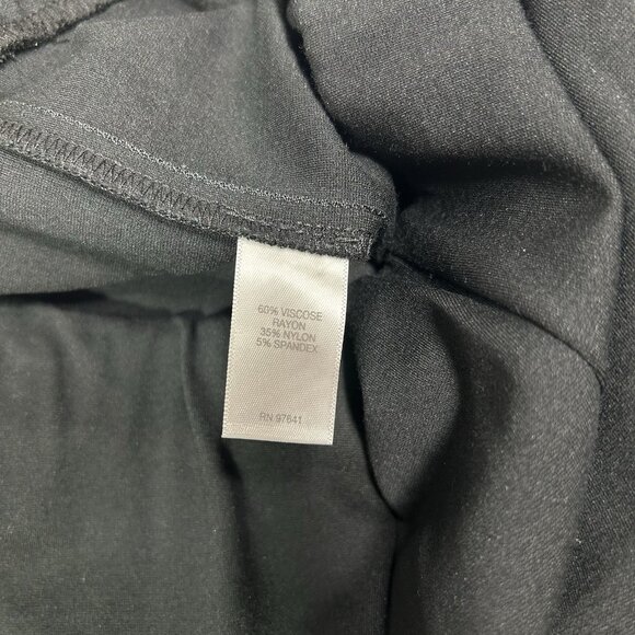 J. Jill Pants Women Black Ponte Slim Leg Pull On Pants Mid-Rise Stretch Petite M - Picture 5 of 8